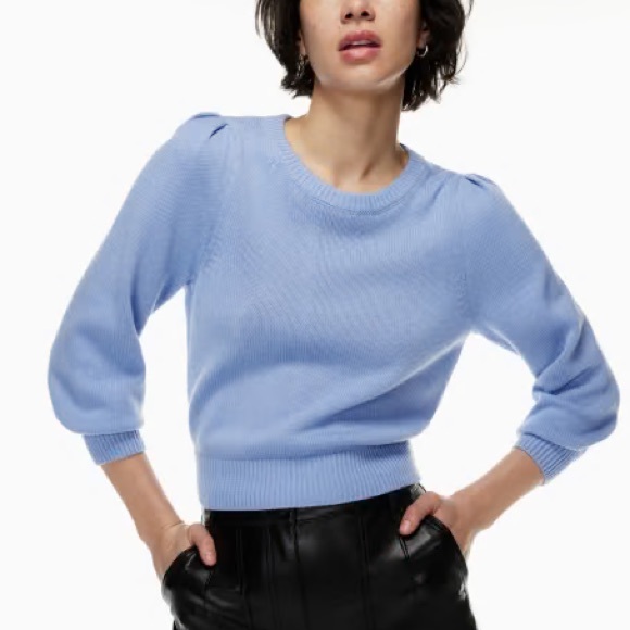 Aritzia Wilfred sweater in “soft Iris” size M - Picture 2 of 9